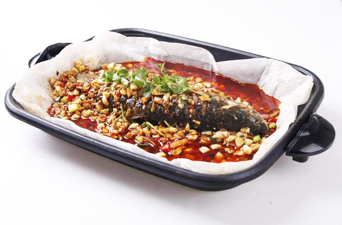 桑日纸包鱼培训